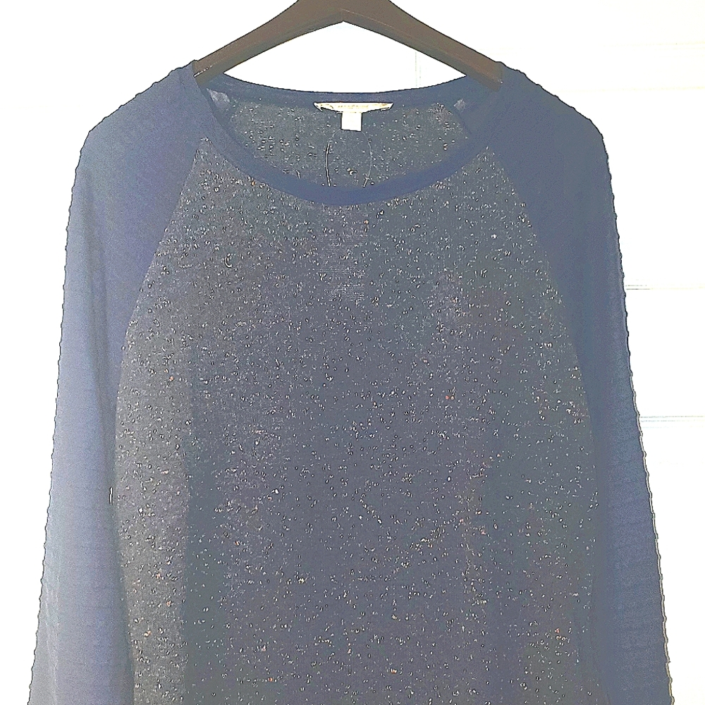 NWT Weekend Suzanne Betro Navy Women's top Size XL